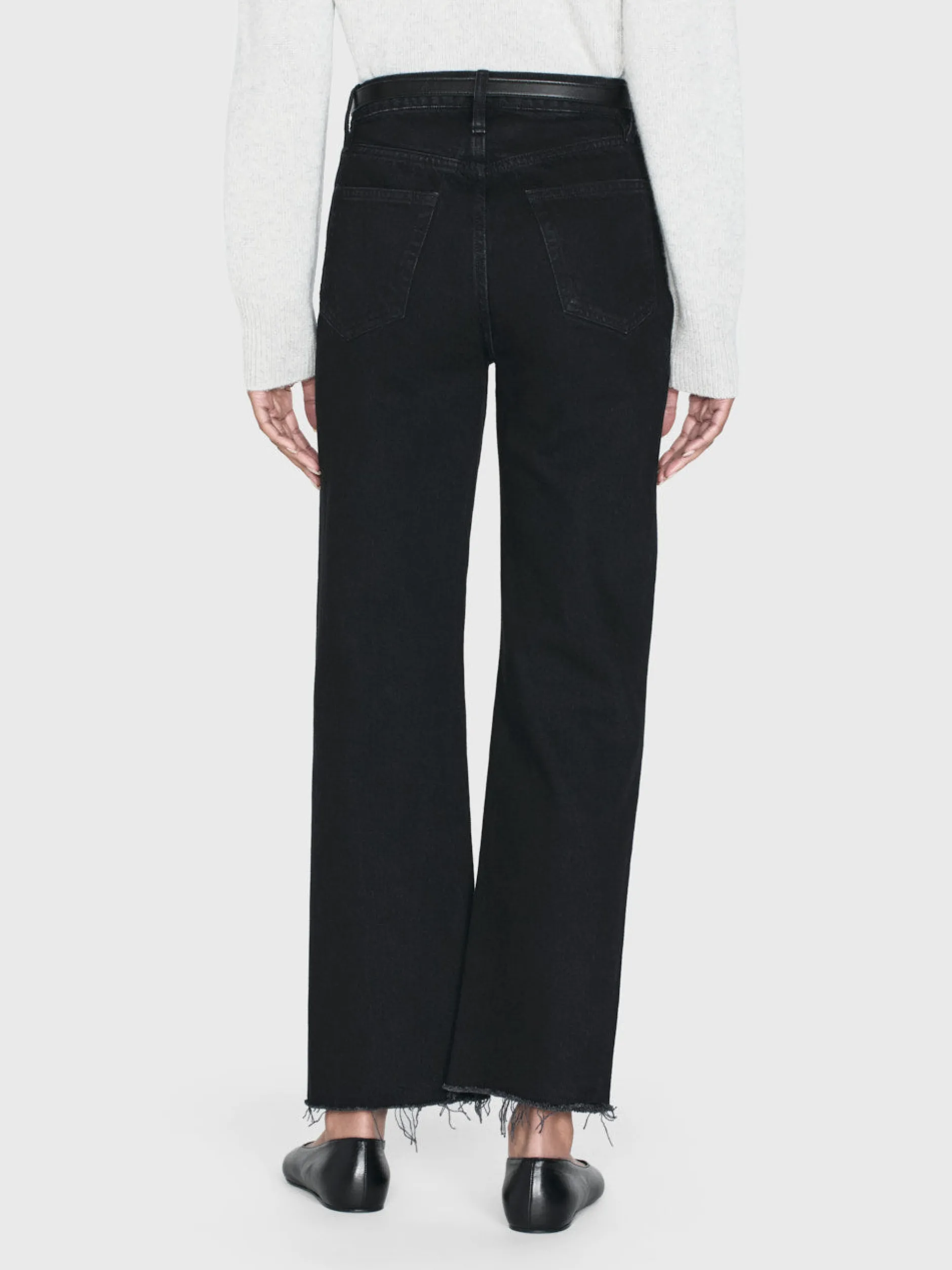 FRAME Le Jane Crop Raw Fray in<Women Straight