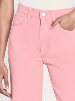 FRAME Le Jane Wide Crop in Washed Dusty Pink<Women Wide Leg