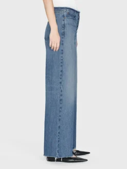 FRAME Le Low Baggy Wide Leg Cut Off in<Women Wide Leg