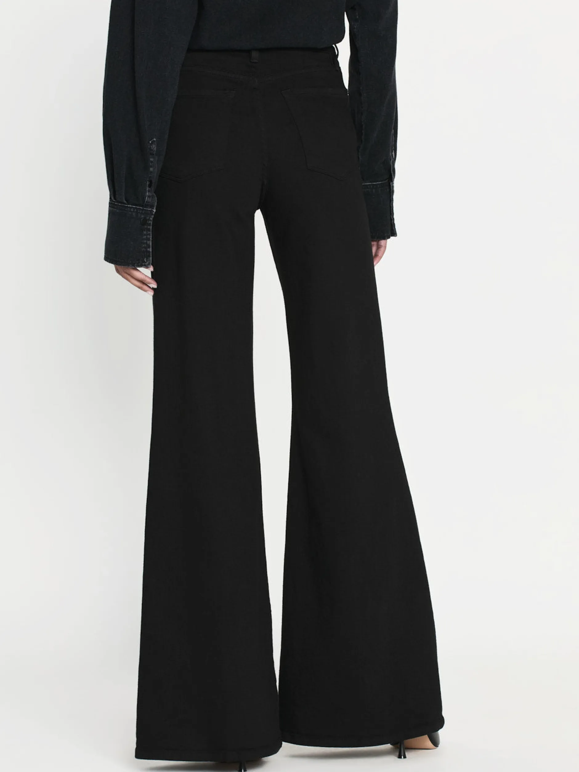 FRAME Le Palazzo in Film Noir<Women Wide Leg|Long
