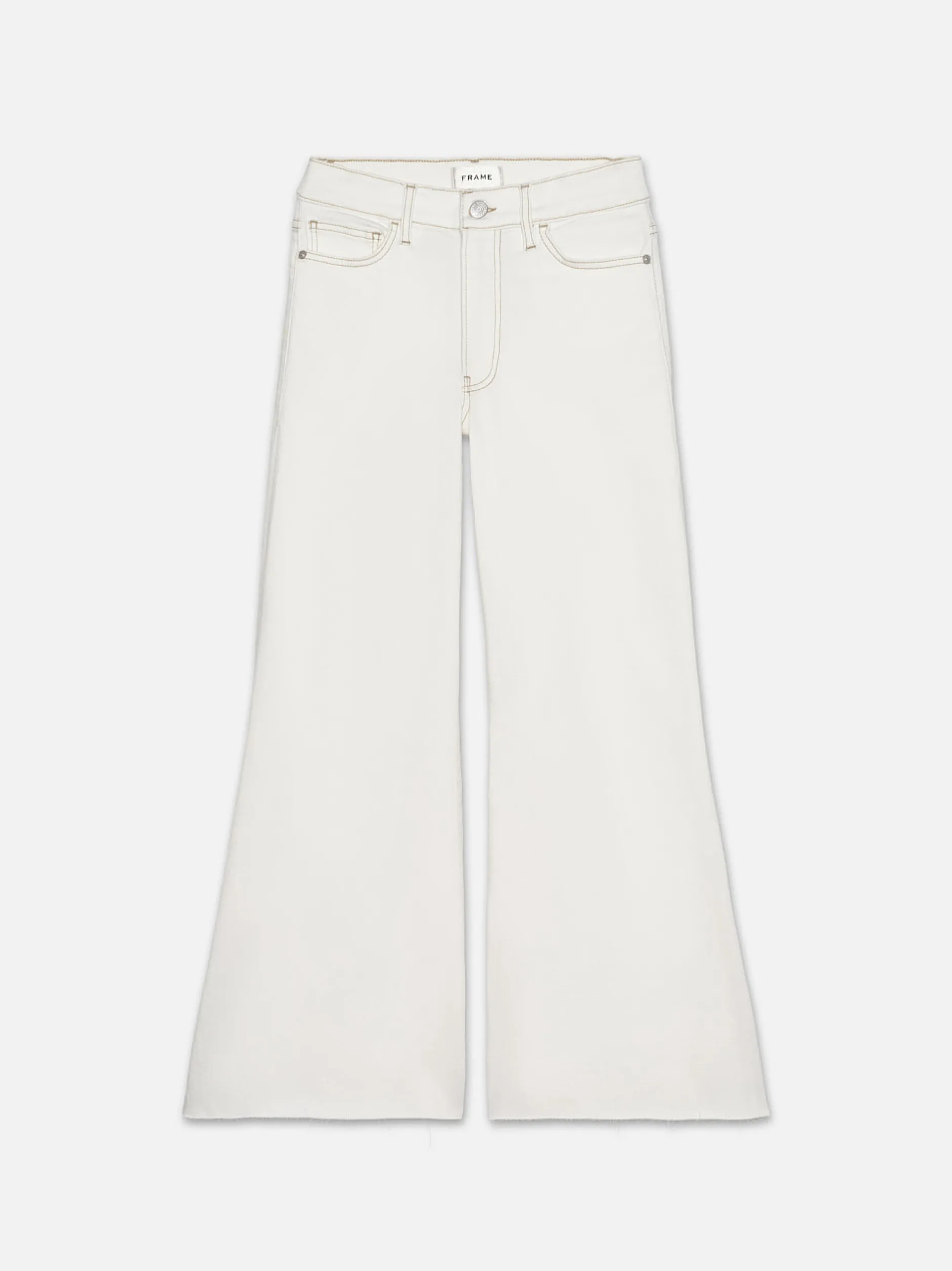 FRAME Le Palazzo Crop in Au Natural Clean<Women Wide Leg