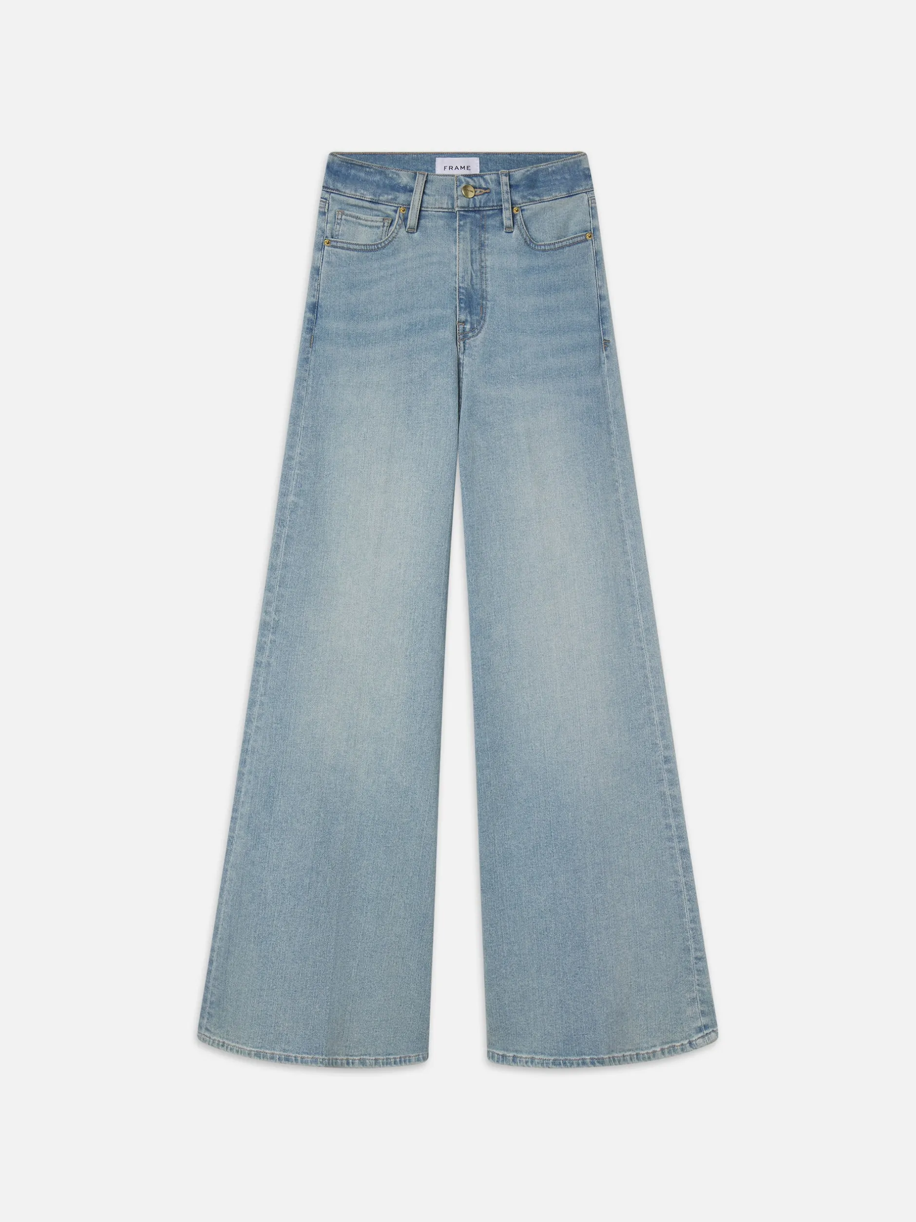 FRAME Le Palazzo Crop in Blue Springs<Women Wide Leg