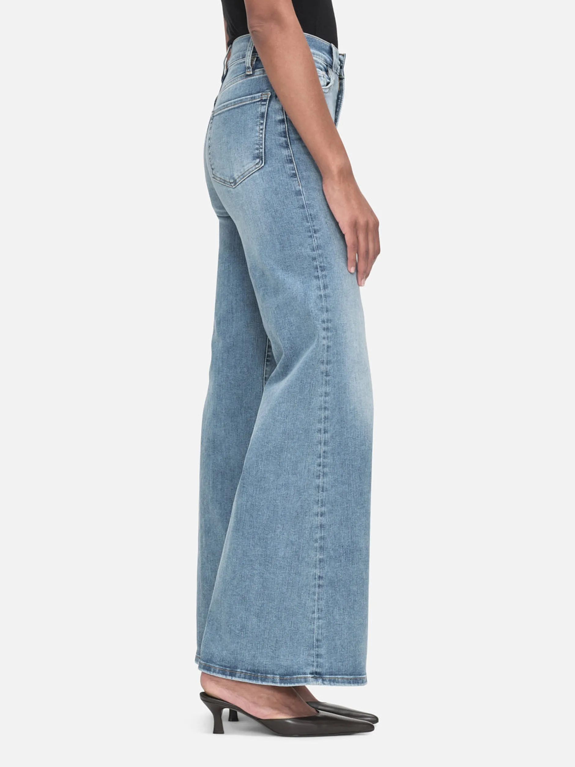FRAME Le Palazzo Crop in<Women Wide Leg