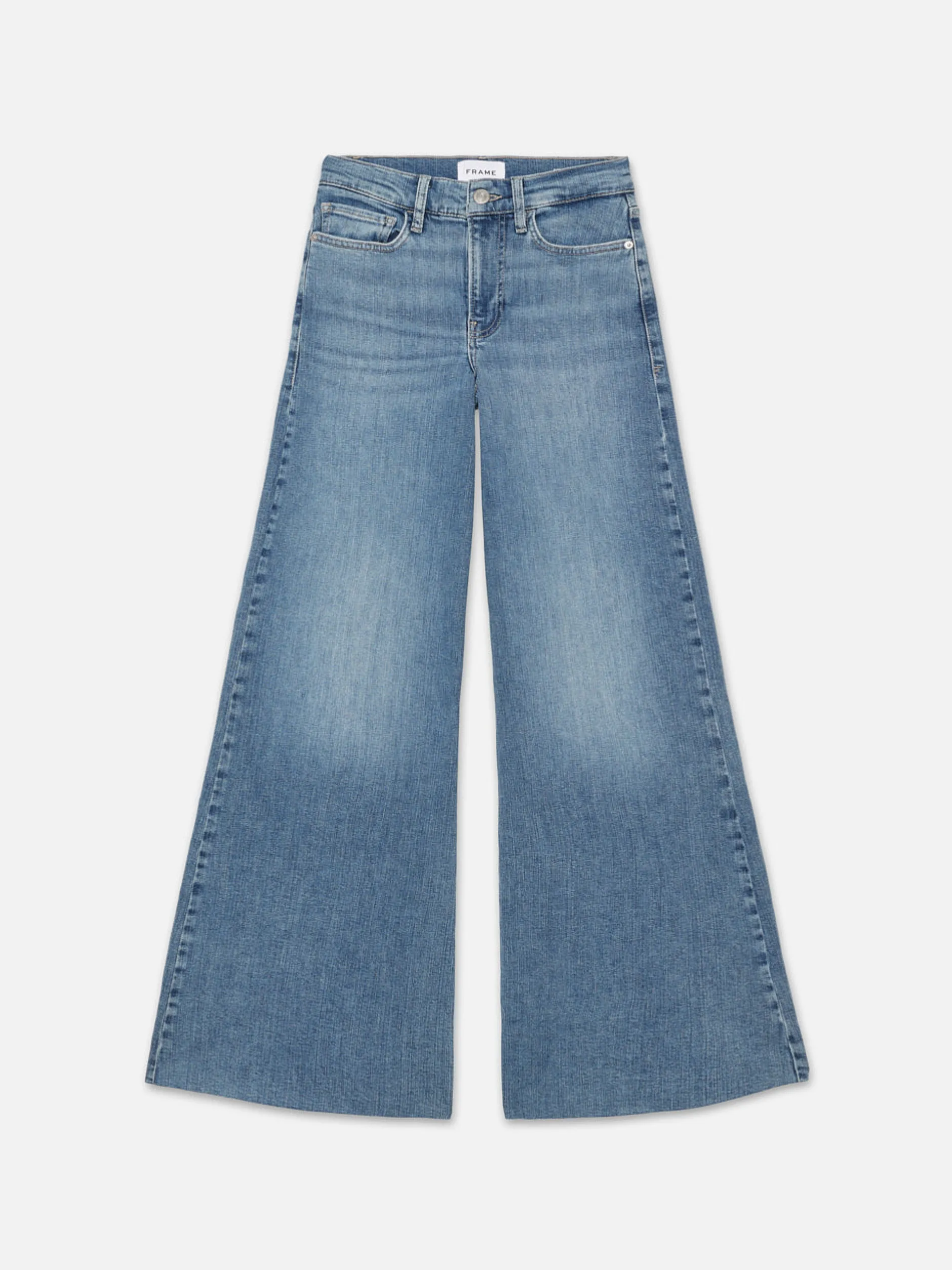 FRAME Le Palazzo Crop in Daphne Blue<Women Wide Leg
