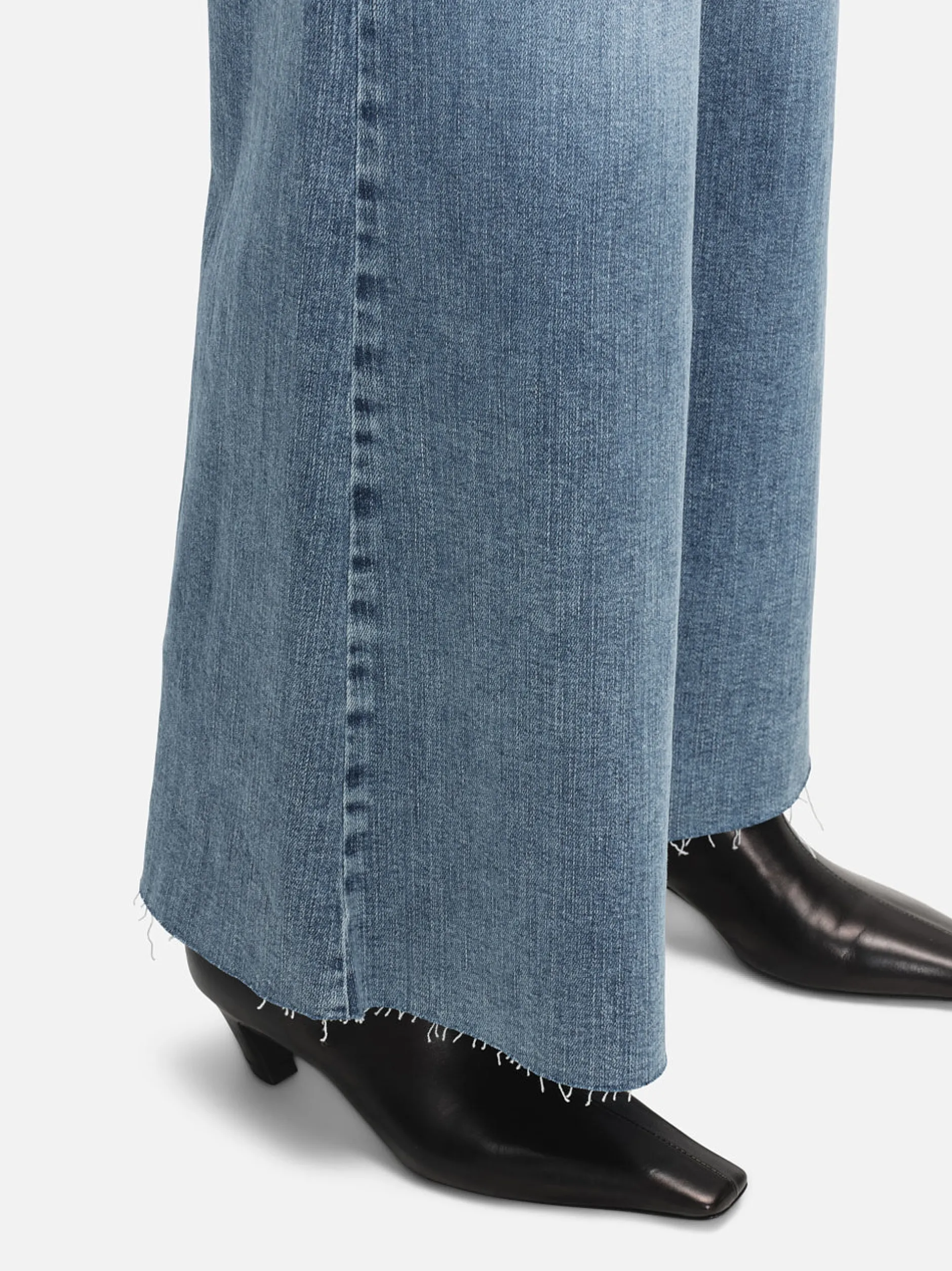 FRAME Le Palazzo Crop in Daphne Blue<Women Wide Leg