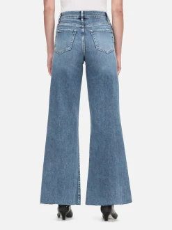 FRAME Le Palazzo Crop in Daphne Blue<Women Wide Leg