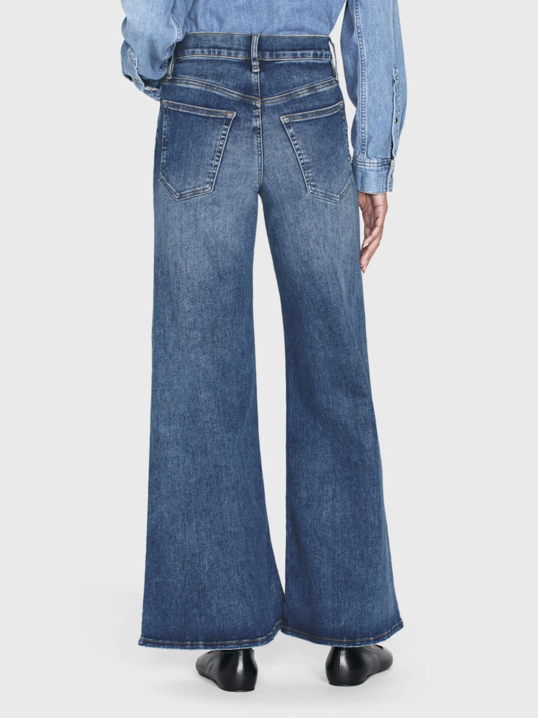 FRAME Le Palazzo Crop in<Women Wide Leg