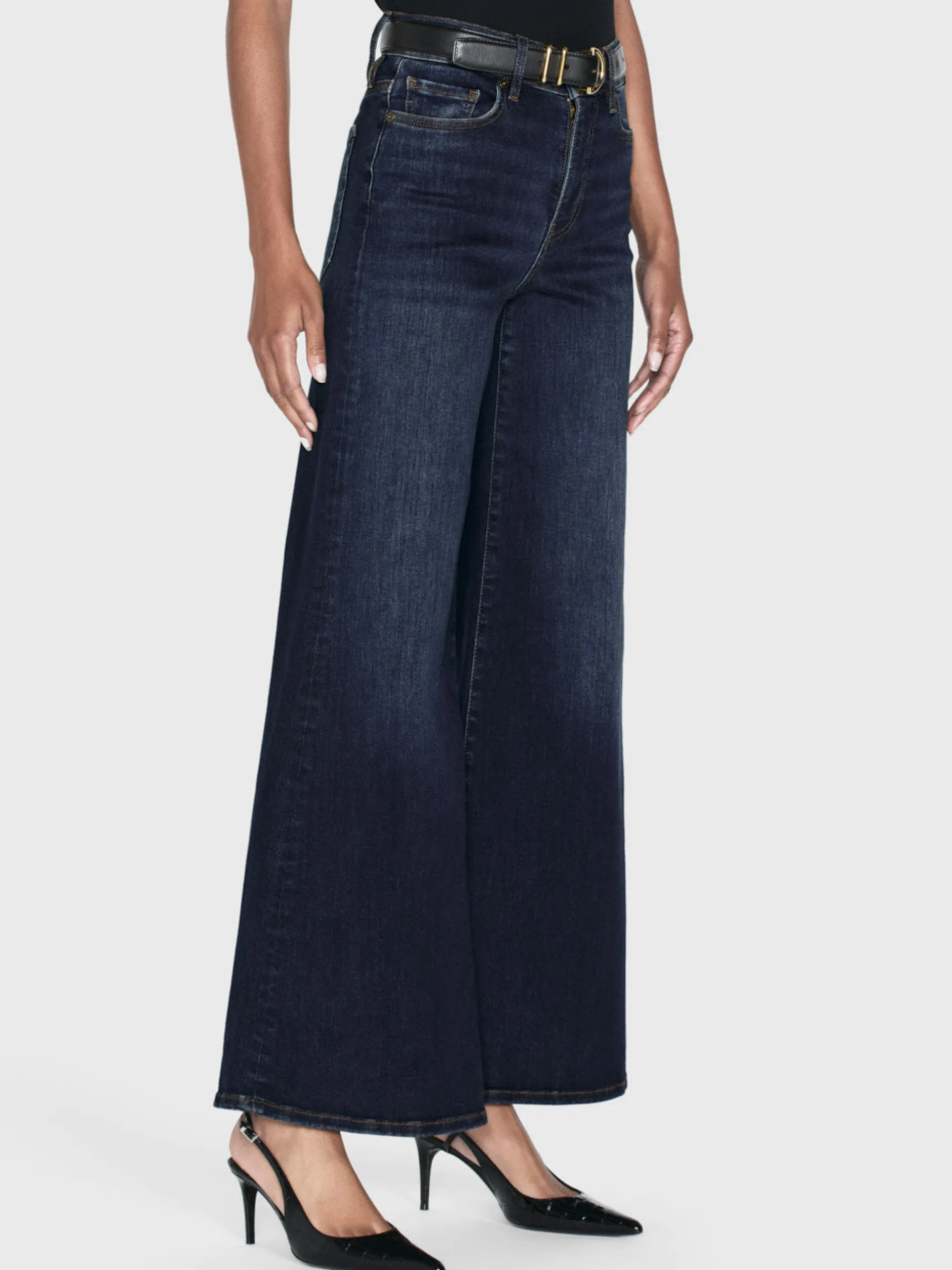 FRAME Le Palazzo Crop in<Women Wide Leg