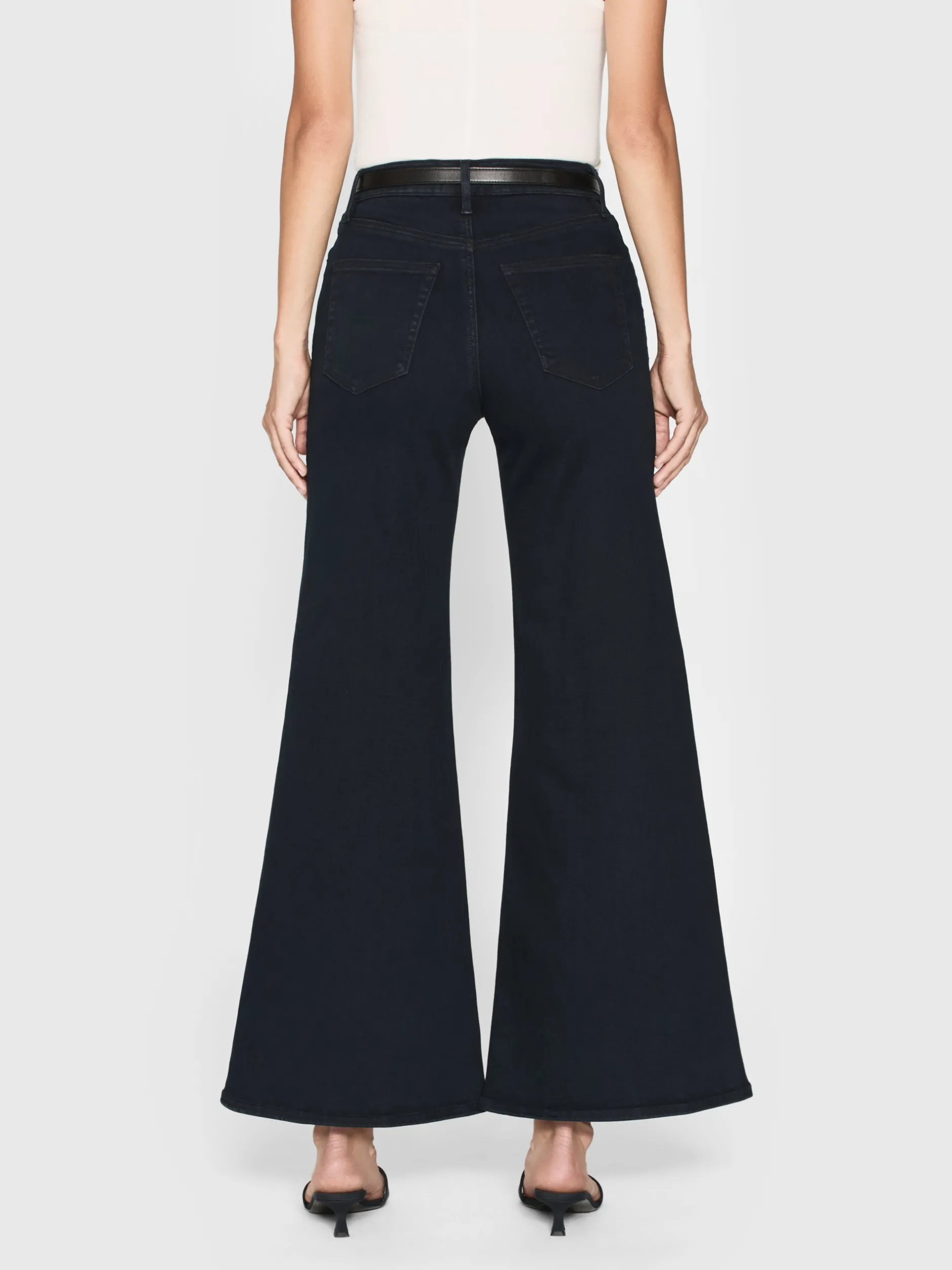FRAME Le Palazzo Crop in Slow Days<Women Wide Leg
