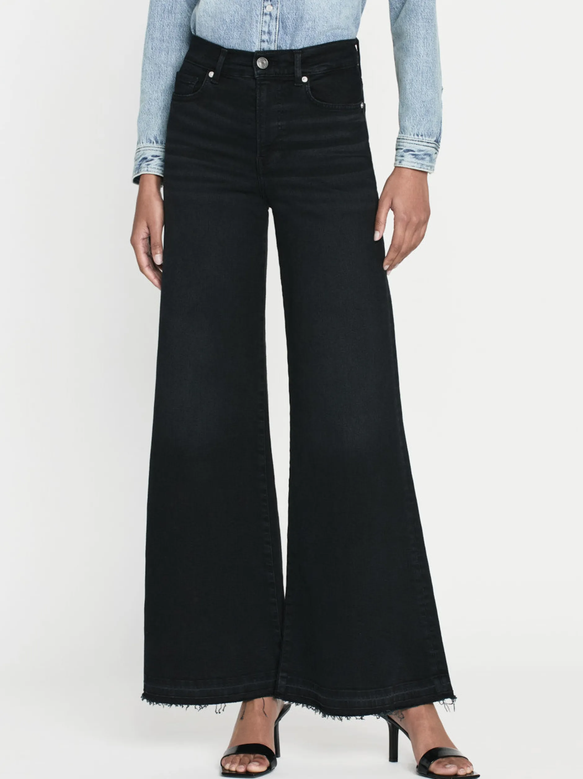 FRAME Le Palazzo Crop Released Hem in<Women Wide Leg