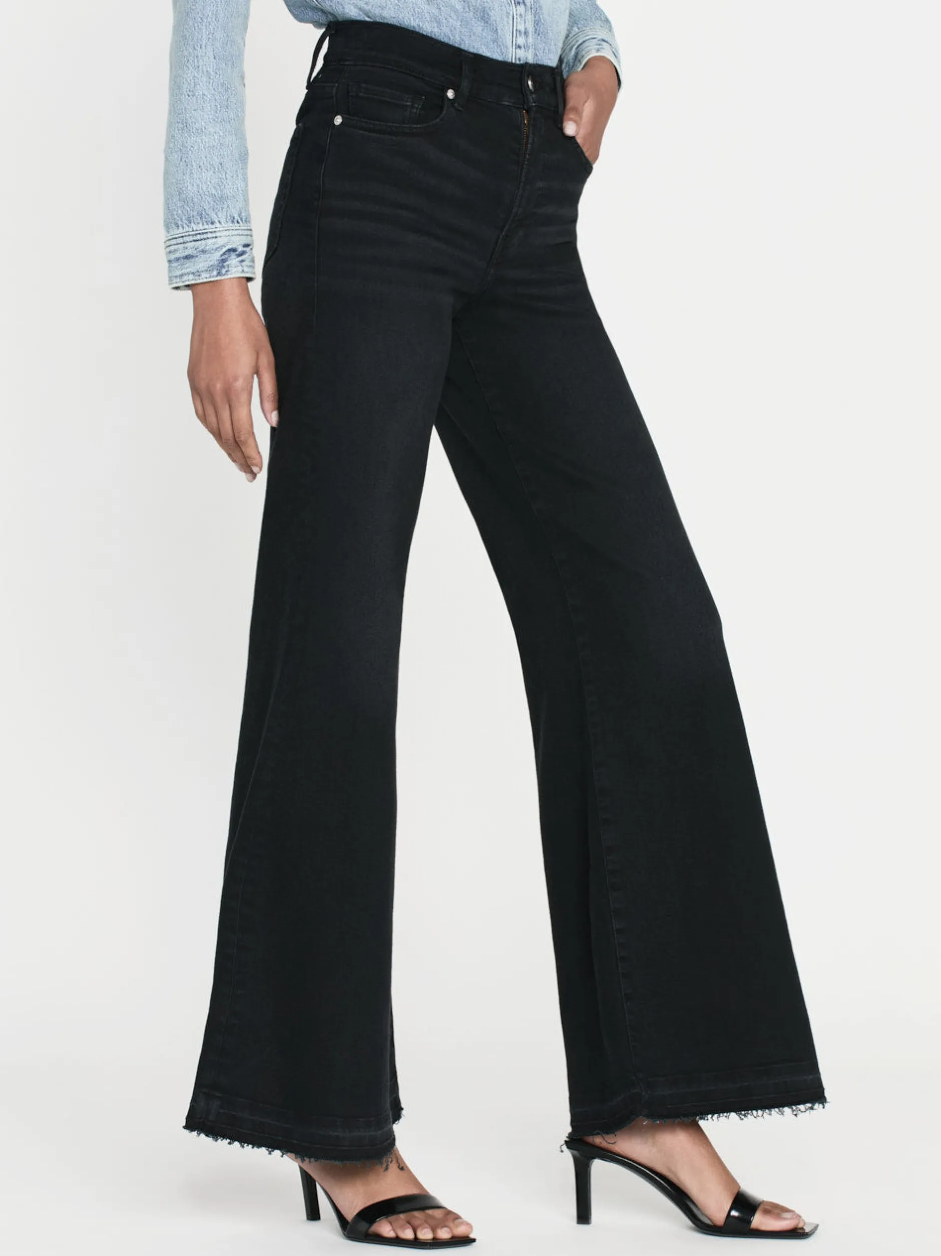 FRAME Le Palazzo Crop Released Hem in<Women Wide Leg