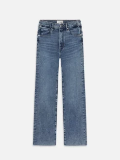 FRAME Le Sleek Straight in Rowley Raw Fray<Women Straight