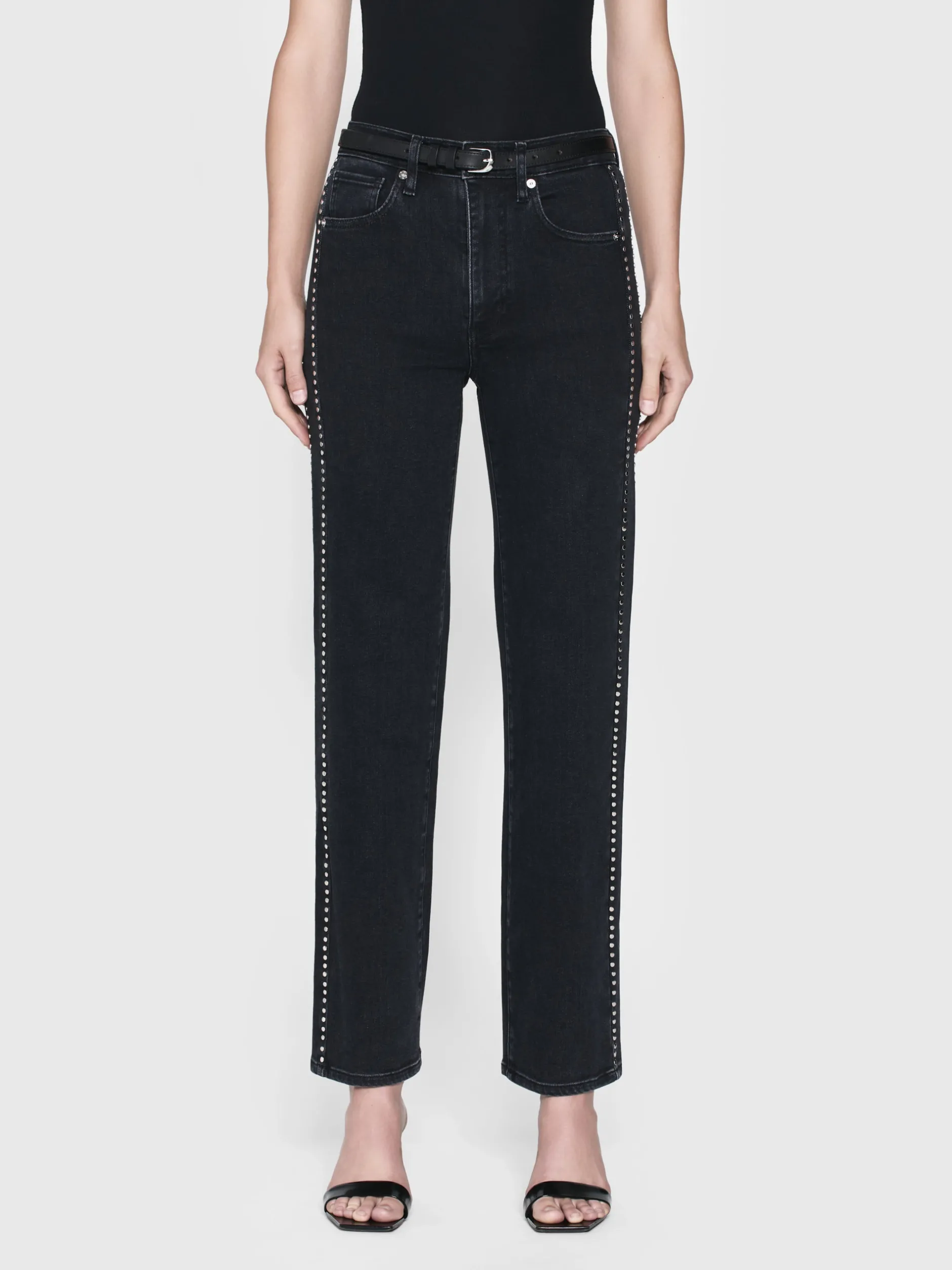 FRAME Le Sleek Straight Studded in<Women Straight