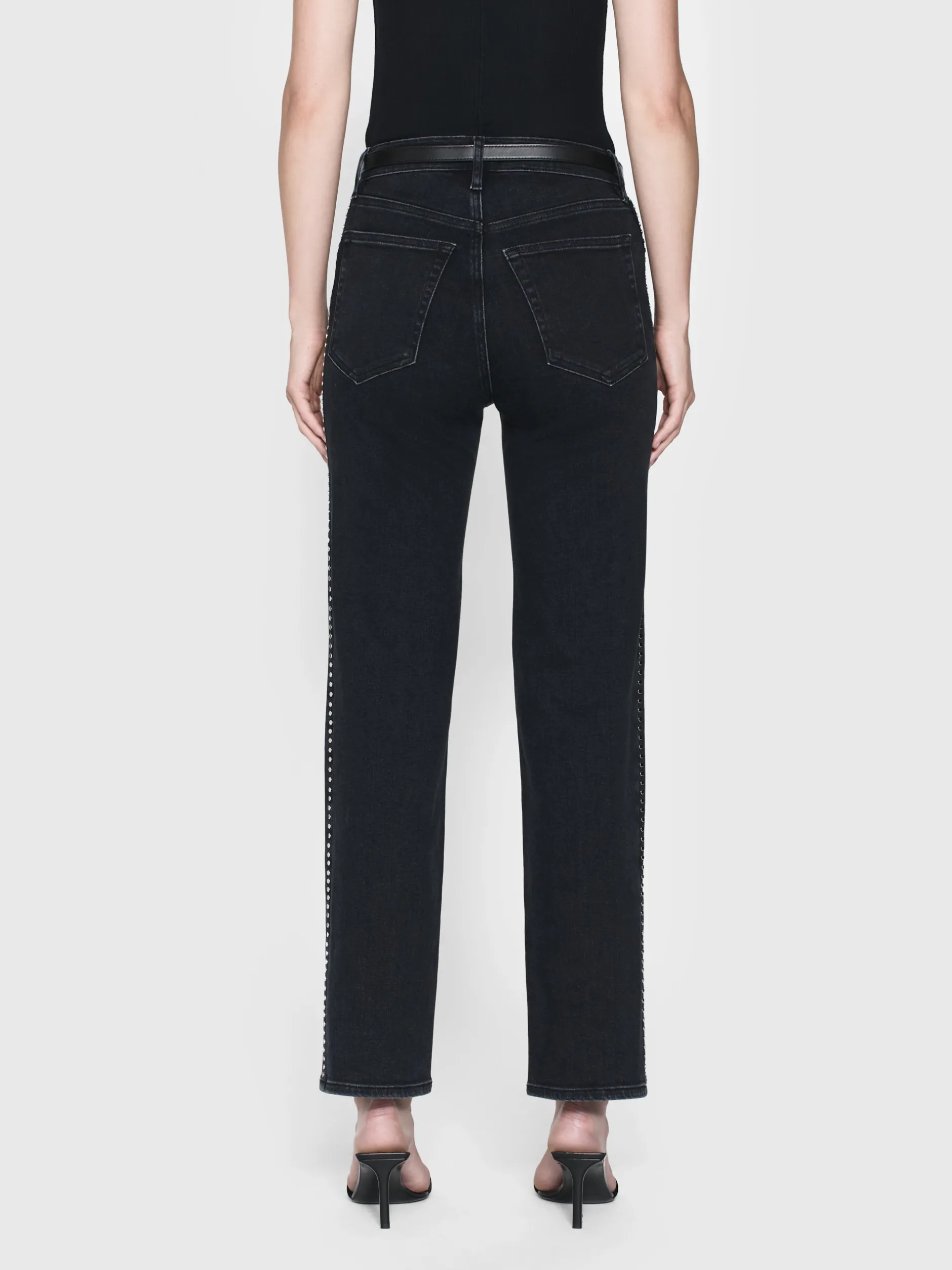 FRAME Le Sleek Straight Studded in<Women Straight