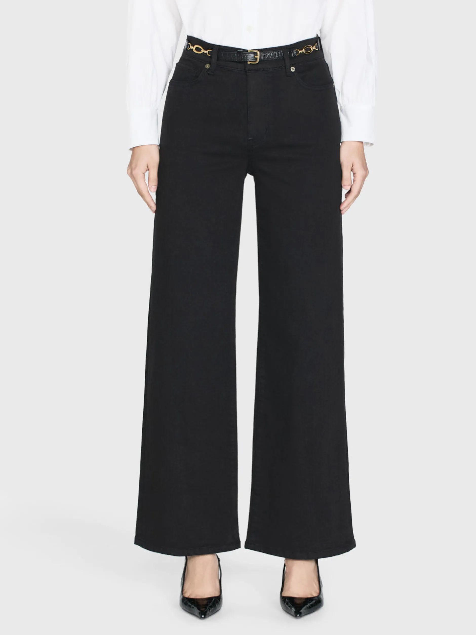 FRAME Le Slim Palazzo in<Women Wide Leg