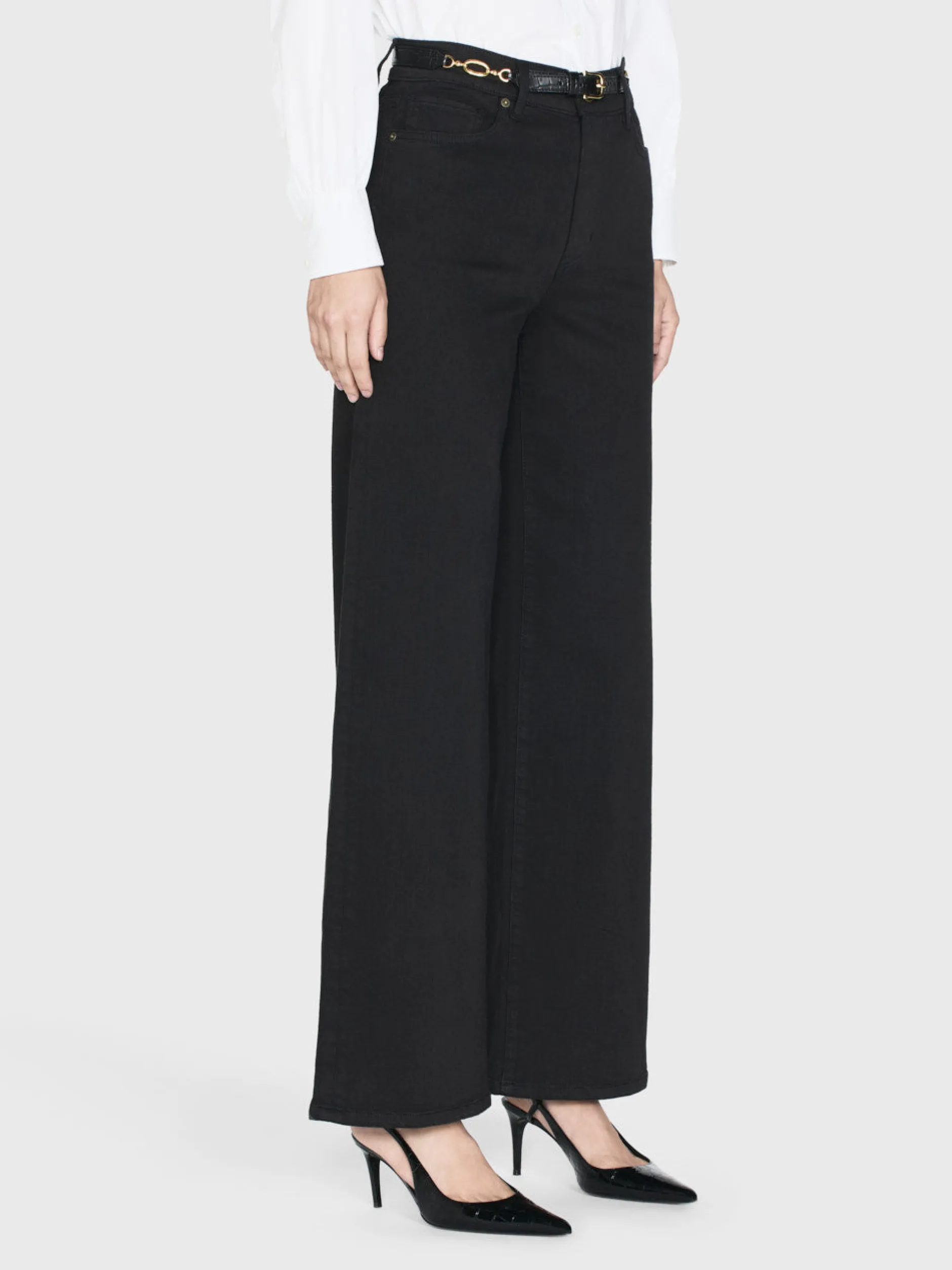 FRAME Le Slim Palazzo in<Women Wide Leg