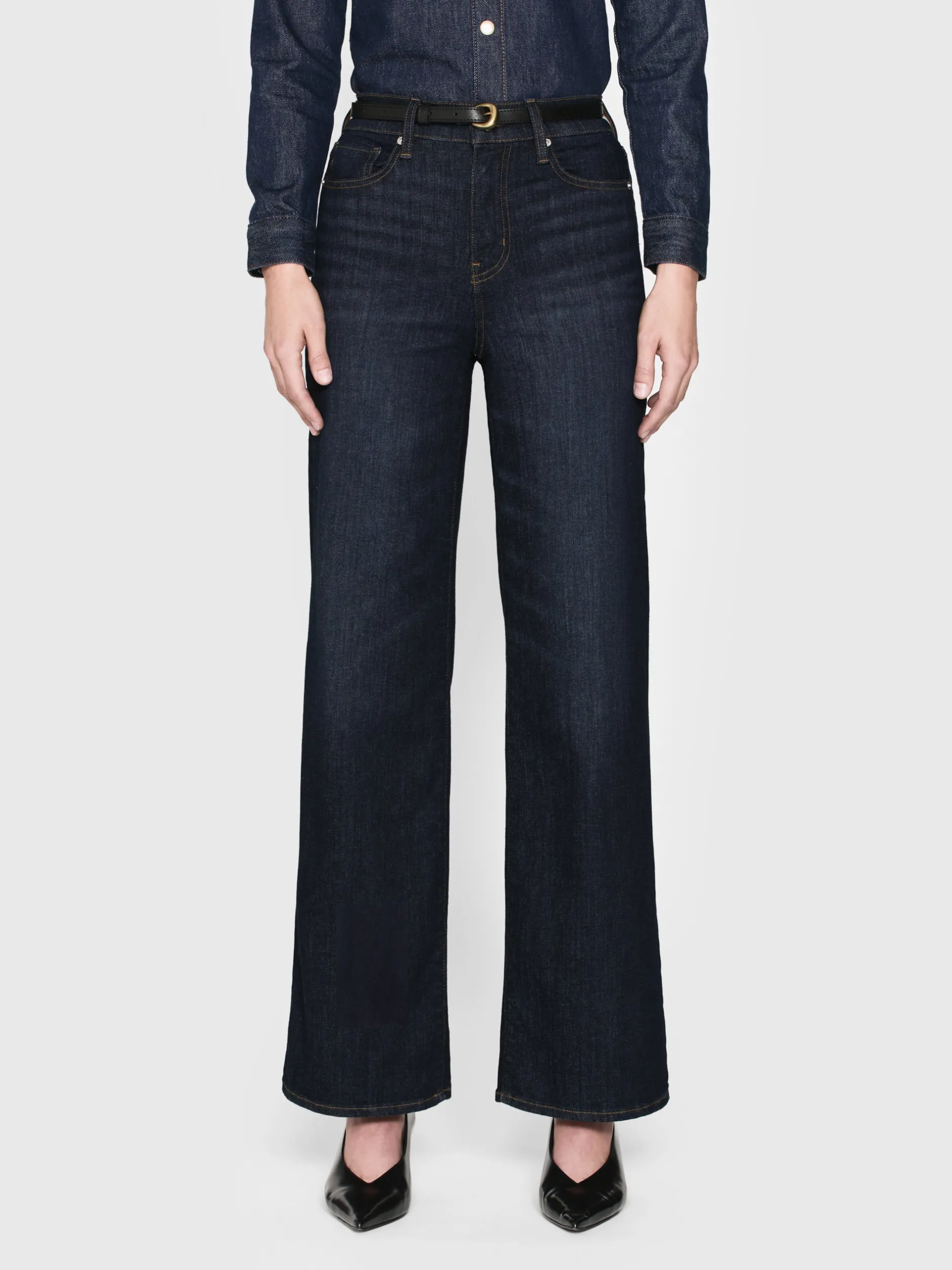 FRAME Le Slim Palazzo in<Women Wide Leg
