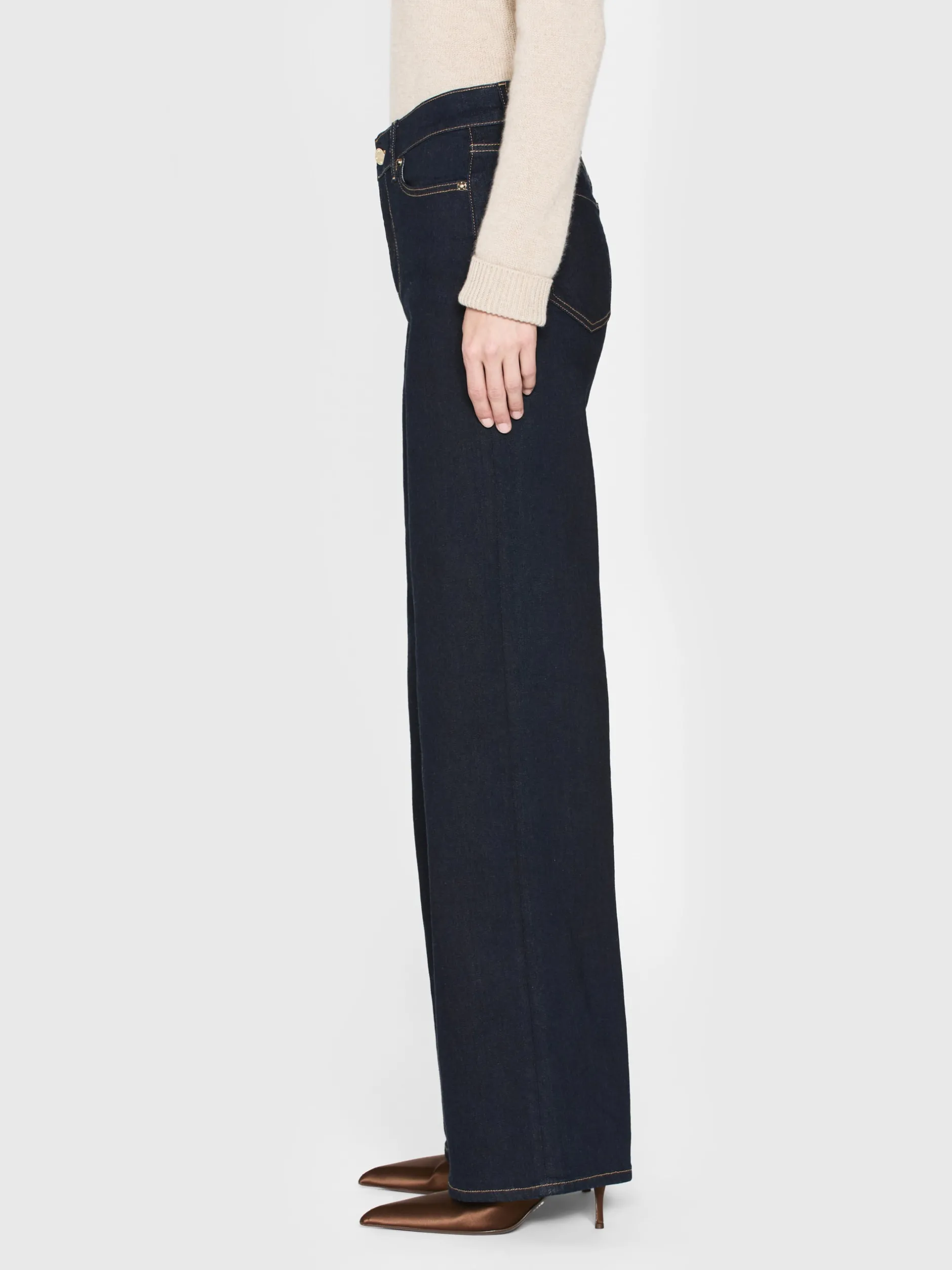 FRAME Le Slim Palazzo in<Women Wide Leg
