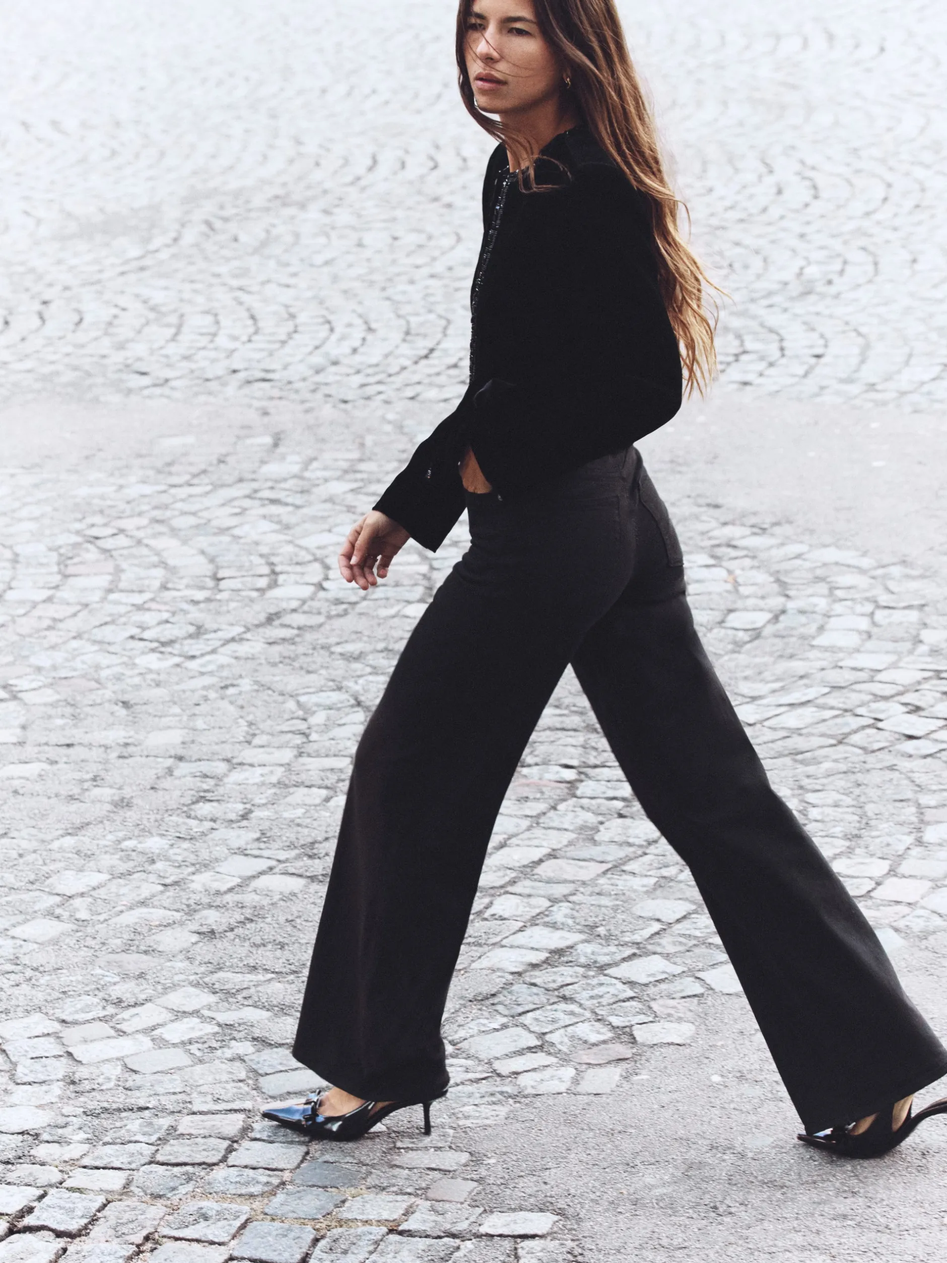 FRAME Le Slim Palazzo Long in<Women Wide Leg|Long