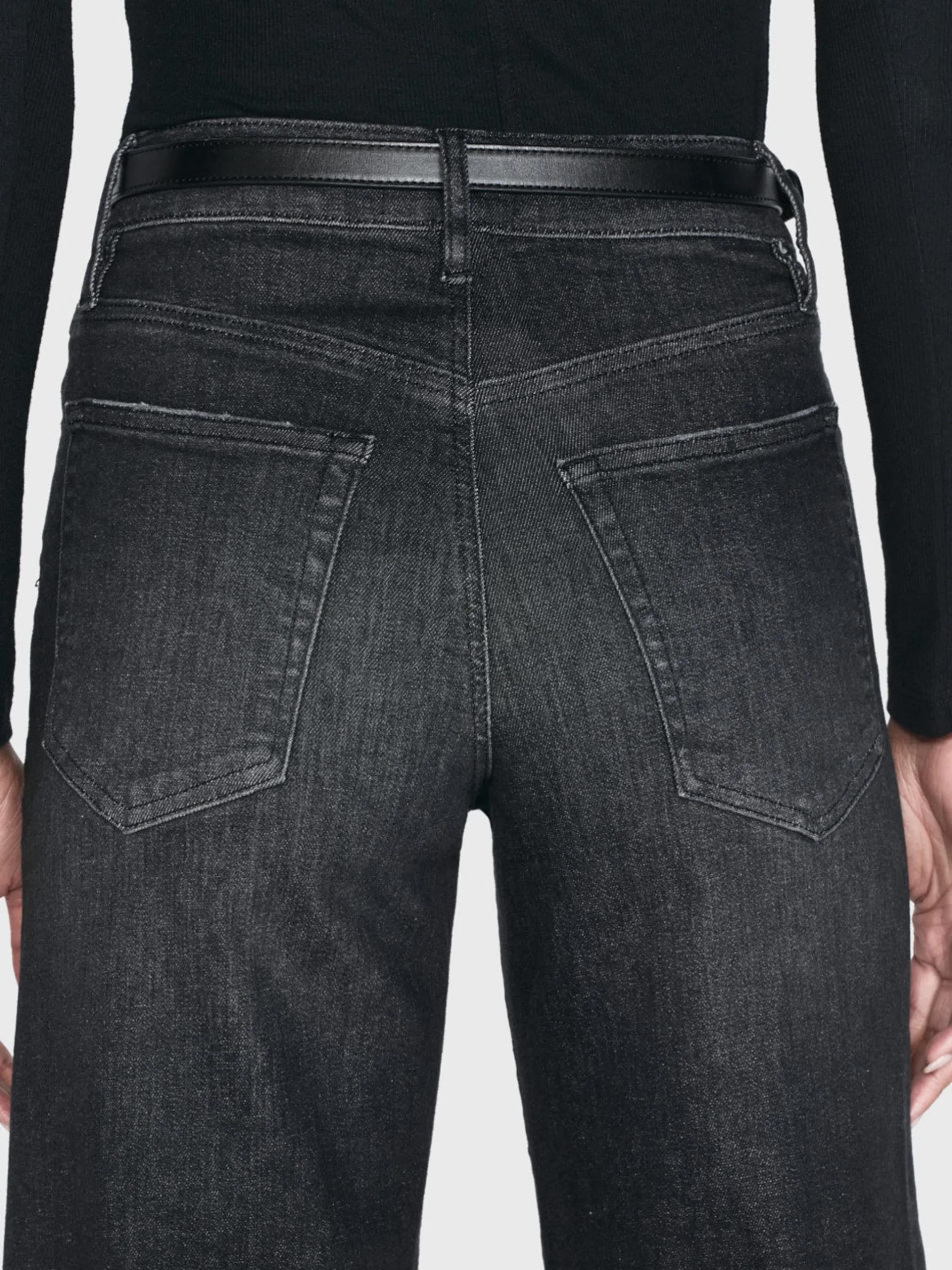 FRAME Le Slim Palazzo Raw Fray in<Women Wide Leg