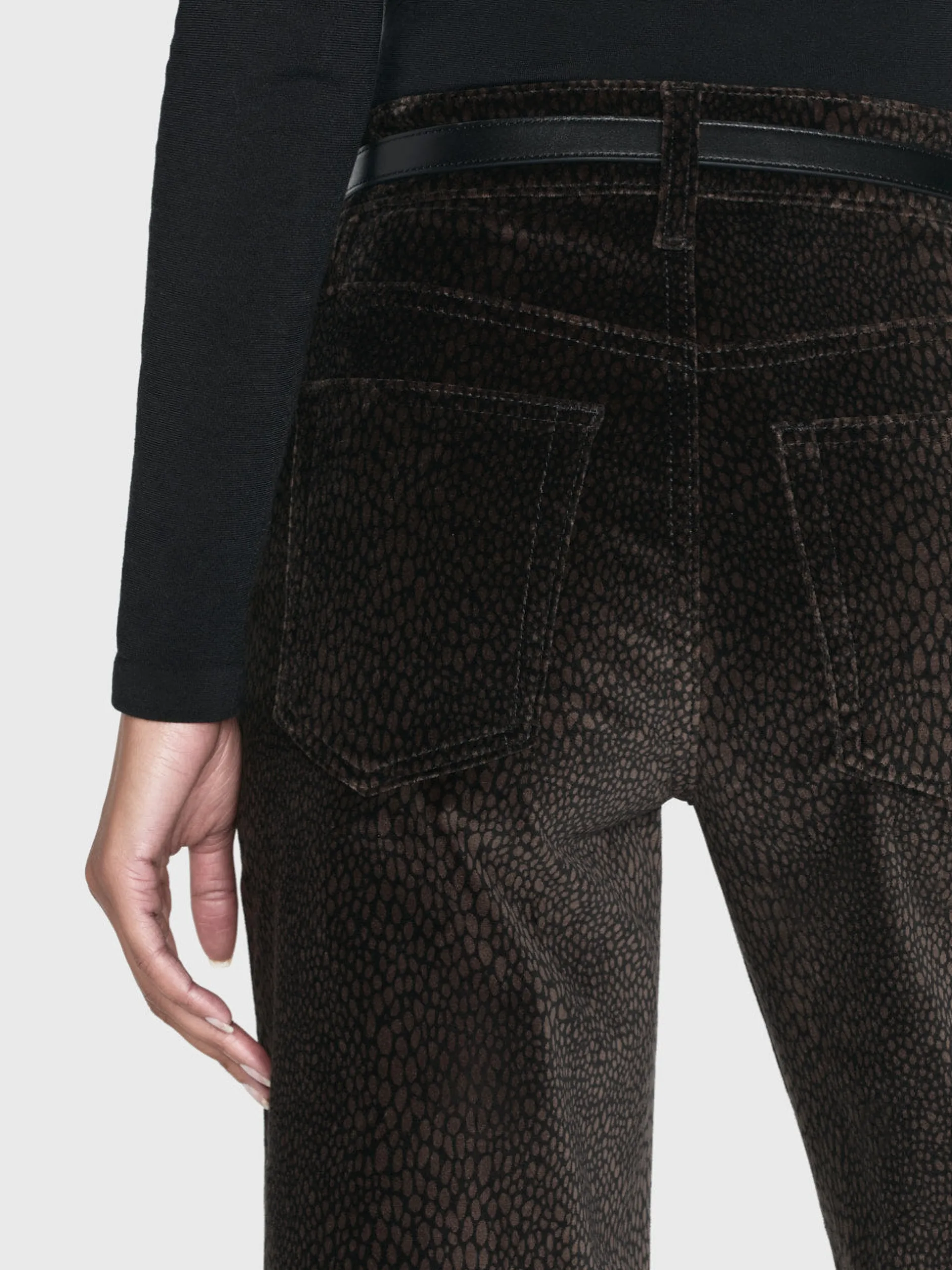 FRAME Le Slim Palazzo Velveteen in<Women Wide Leg