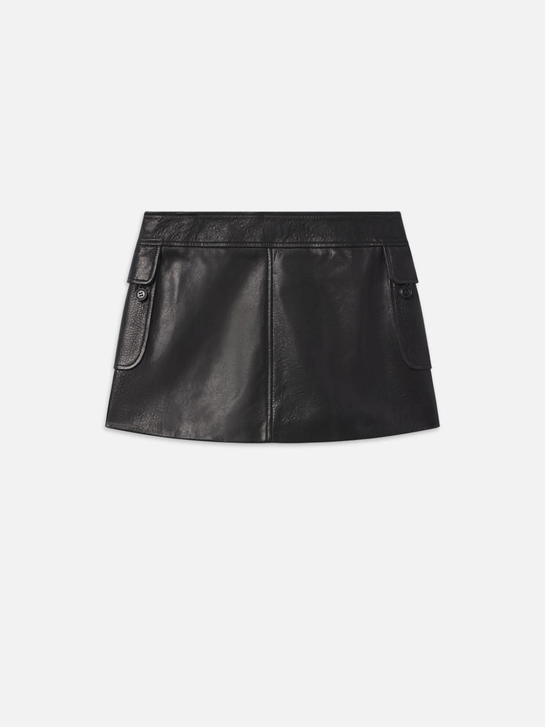 FRAME Leather Cargo Mini Skirt in<Women Leather & Suede|Skirts & Shorts
