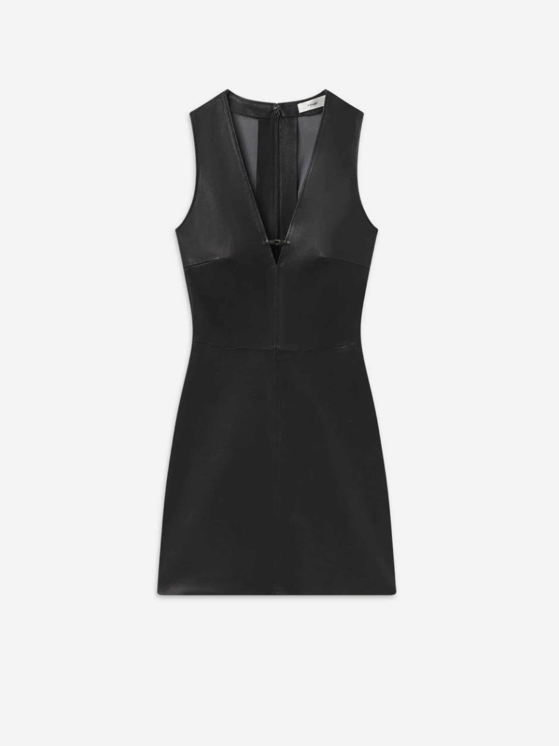 FRAME Leather Keyhole Dress in<Women Leather & Suede|Dresses & Jumpsuits