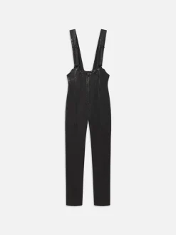 FRAME Leather Overall in<Women Leather & Suede|Dresses & Jumpsuits