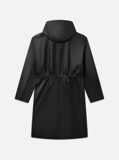 FRAME Leather Parka in< Leather & Suede|Jackets & Coats
