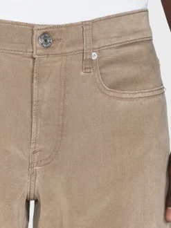 FRAME L'Homme Slim Brushed Twill in Dark Khaki< Slim|Pants & Shorts