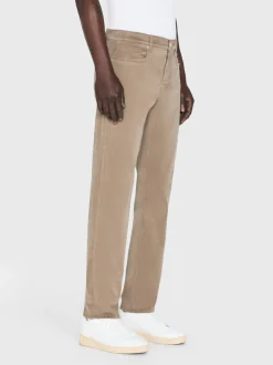 FRAME L'Homme Slim Brushed Twill in Dark Khaki< Slim|Pants & Shorts