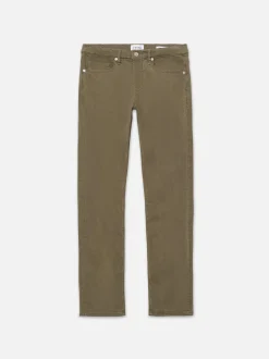 FRAME L'Homme Slim Brushed Twill in Bay Leaves< Slim