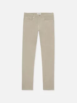FRAME L'Homme Slim Brushed Twill in Mineral Grey< Slim