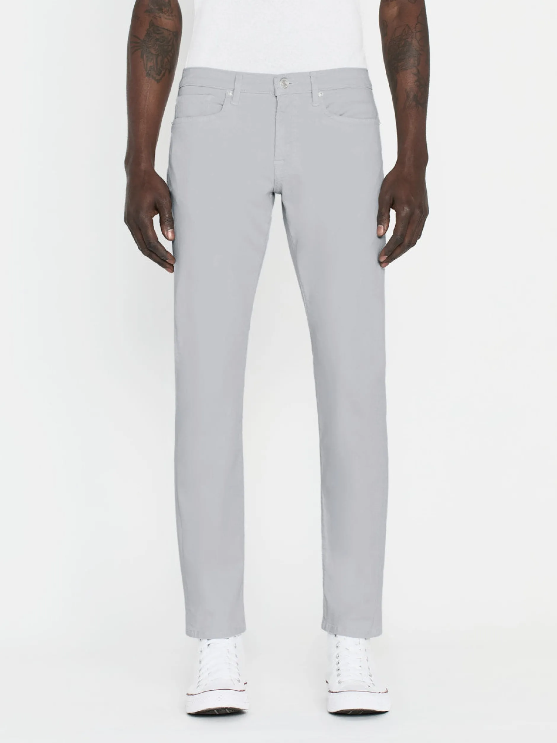 FRAME L'Homme Slim Brushed Twill in Ballad Blue< Slim