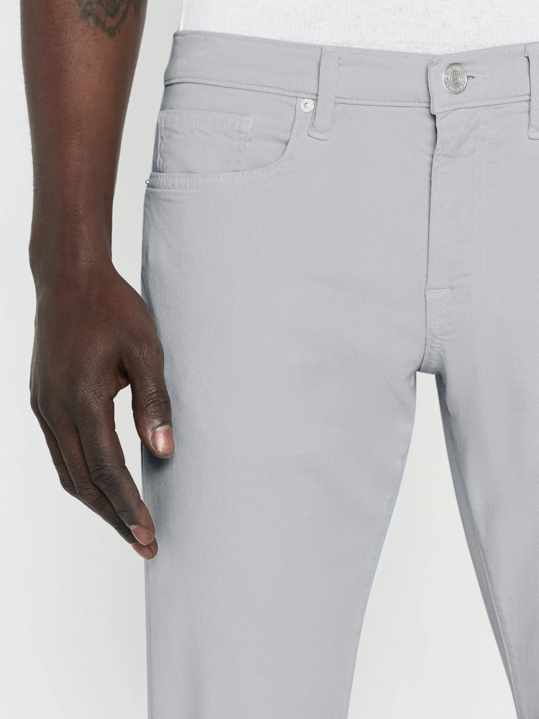 FRAME L'Homme Slim Brushed Twill in Ballad Blue< Slim