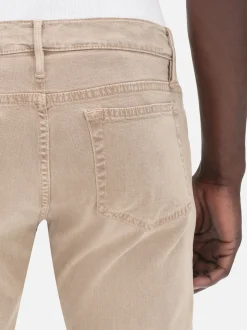FRAME L'Homme Slim Brushed Twill in Stone Beige< Slim|Pants & Shorts