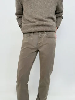 FRAME L'Homme Slim Brushed Twill in Dusty Grey< Slim
