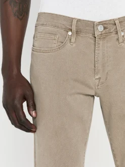 FRAME L'Homme Slim Twill in Garage Grime< Slim|Pants & Shorts