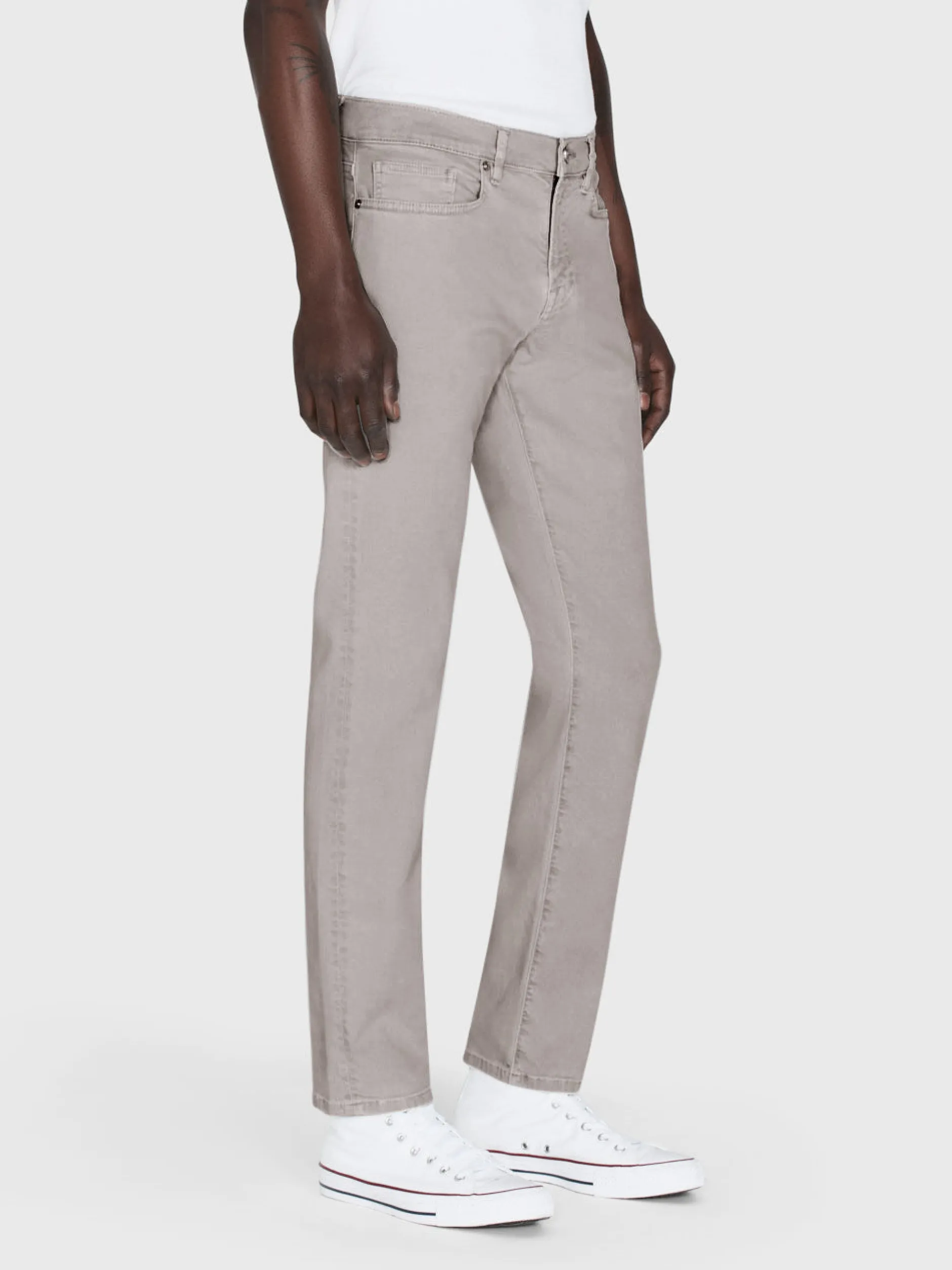 FRAME L'Homme Slim Twill in Garage Blue Grey< Slim