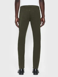 FRAME L'Homme Slim Twill in Garage Moss Green< Slim