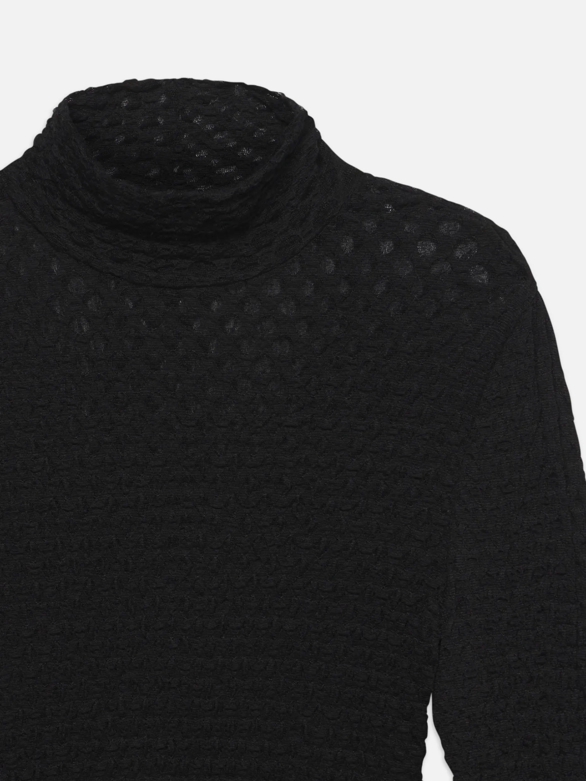 FRAME Mesh Lace Turtleneck in<Women Tops & Blouses
