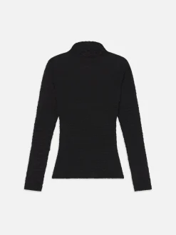 FRAME Mesh Lace Turtleneck in<Women Tops & Blouses