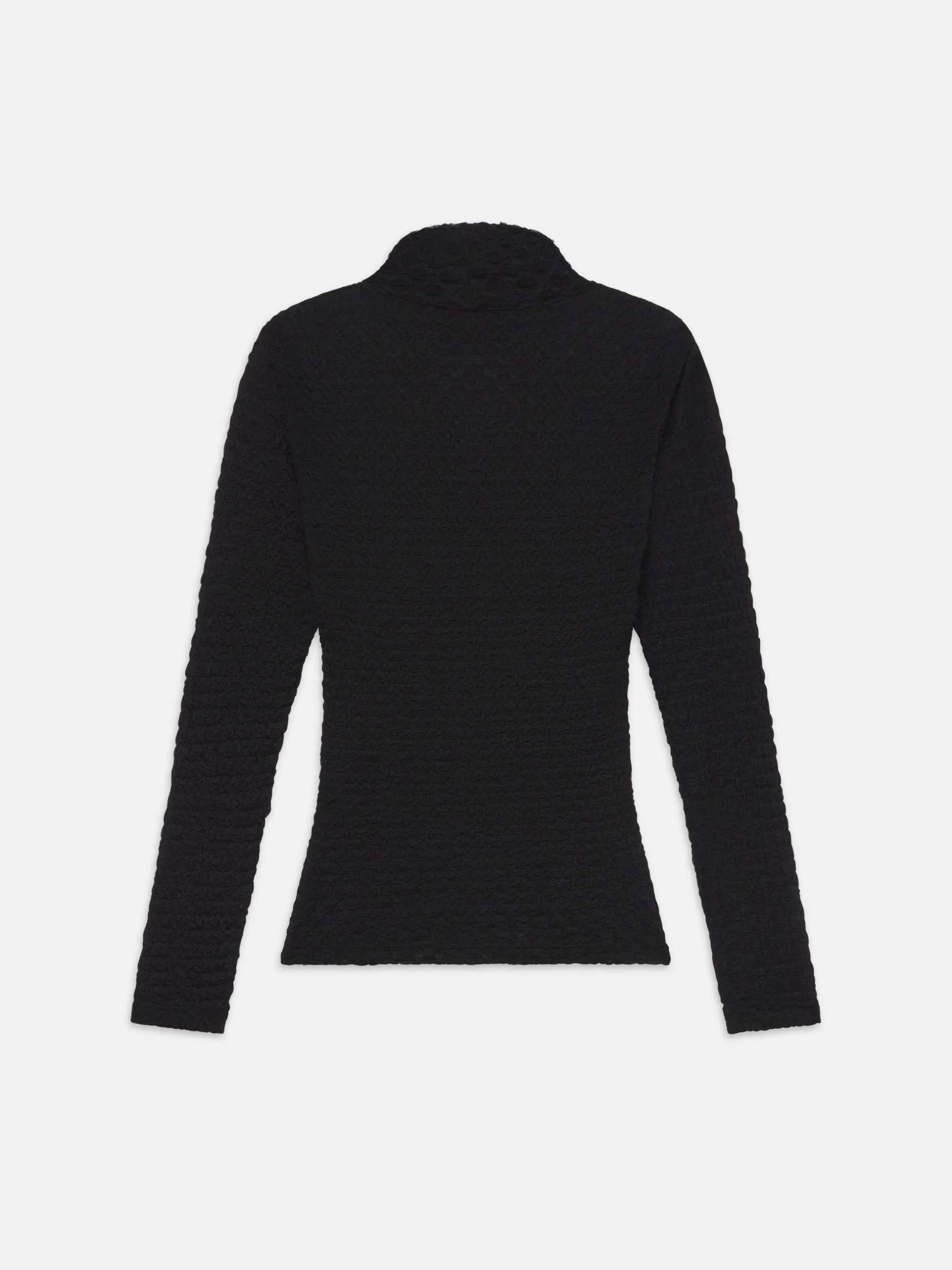 FRAME Mesh Lace Turtleneck in<Women Tops & Blouses