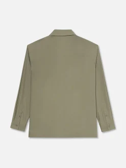 FRAME Military Shirt in Dry Sage< Shirts
