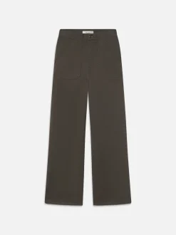 FRAME Modern Pocket Pant in Rich Military<Women Wide Leg