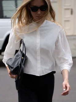 FRAME Modern Puff Sleeve Shirt in<Women Tops & Blouses