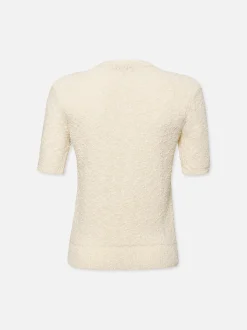 FRAME Patch Pocket Short Sleeve Sweater in<Women Sweaters
