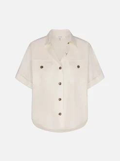 FRAME Patch Pocket Utility Shirt in<Women Tops & Blouses