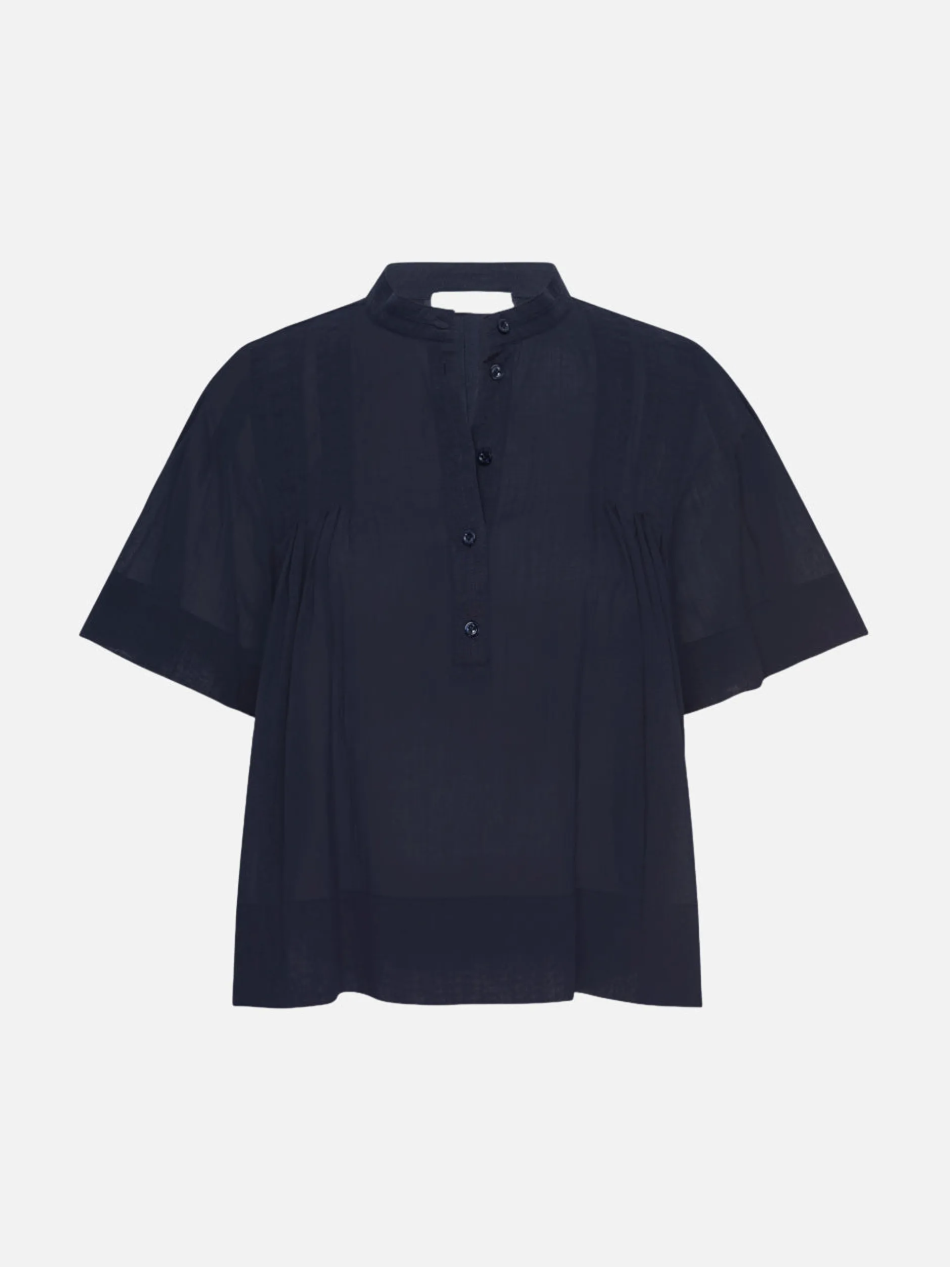 FRAME Pleated Button Up Blouse in<Women Tops & Blouses