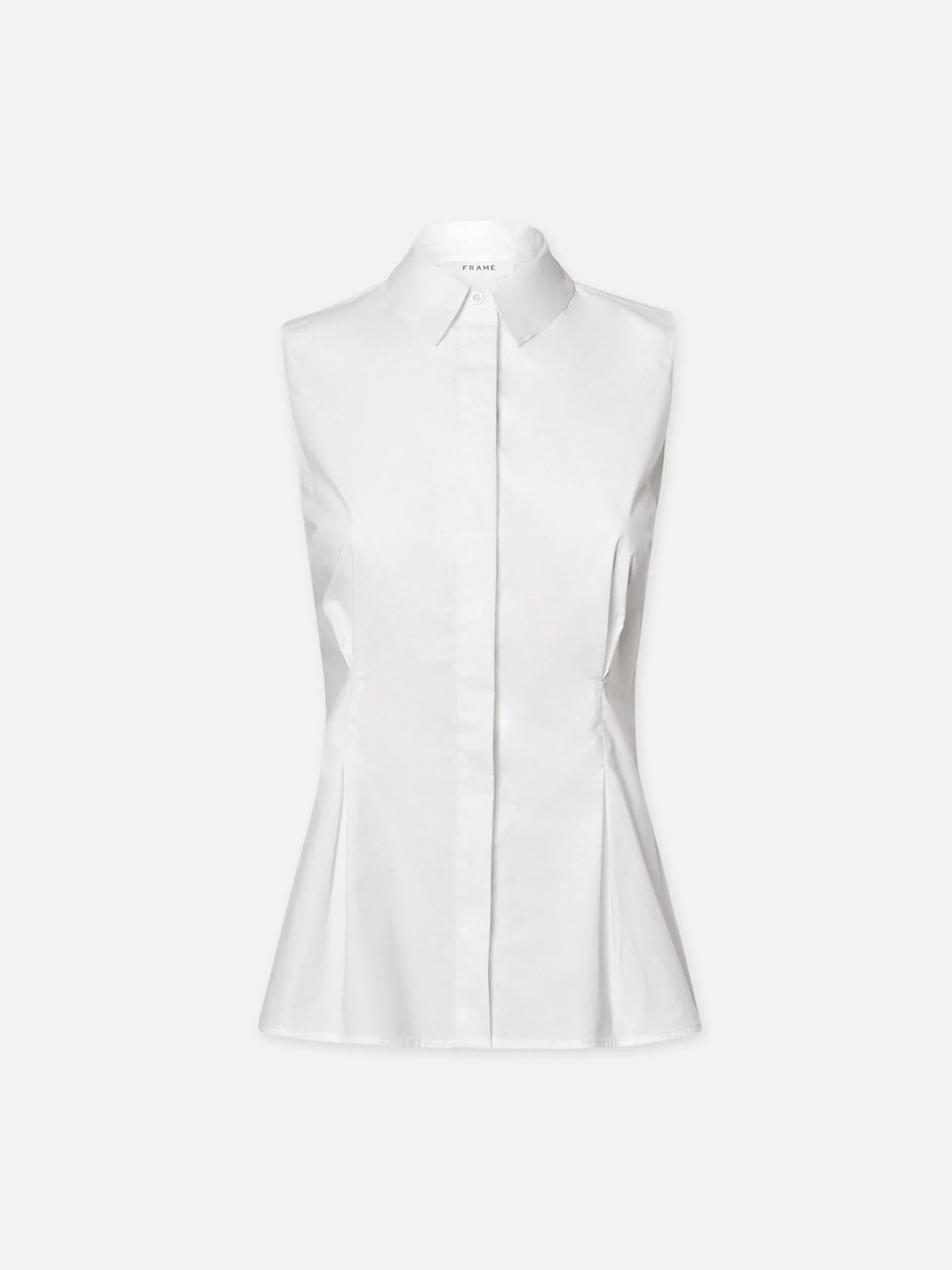 FRAME Pleated Sleeveless Shirt in<Women Tops & Blouses